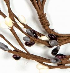 1.5 IN CANDLE RING; BLACK, CREAM, 96 BERRIES, GRAY, BROWN, C